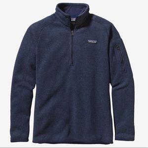 Navy Blue Patagonia 1/4 Zip Better Sweater